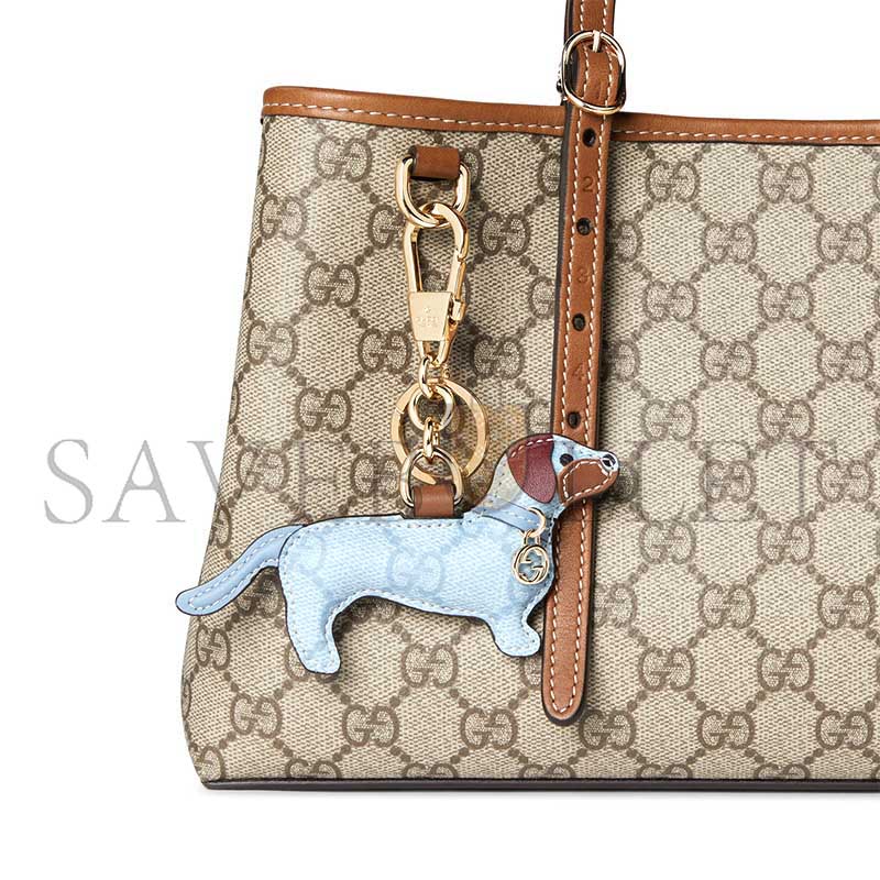 GUCCI DOG-SHAPED BAG CHARM 821812